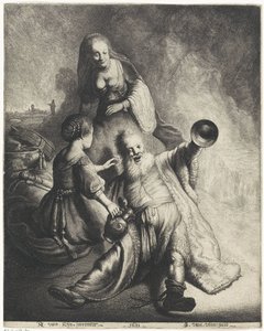 Lot og hans døtre af Jan Gillisz. van Vliet