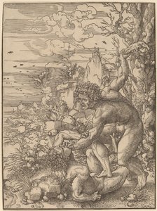 Kain dræber Abel af Jan Gossaert
