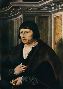Mand med rosenkrans, c1525 af Jan Gossaert