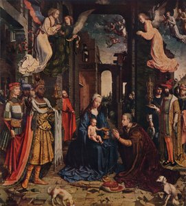 Kongernes tilbedelse, c1510, 1938 af Jan Gossaert