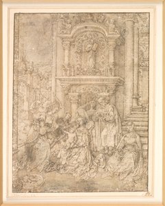 Sankt Catherines mystiske ægteskab af Jan Gossaert