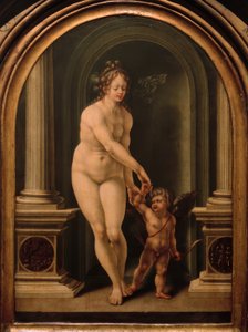 Venus og Amor af Jan Gossaert