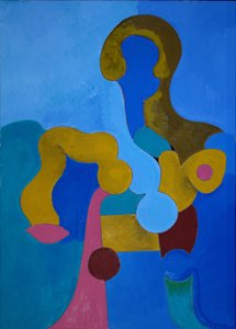 Small Sphinx, 2009 (olie på lærred) af Jan Groneberg