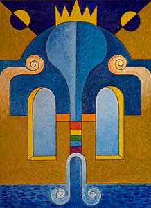 The Bride, 2006 (olie på træ) af Jan Groneberg