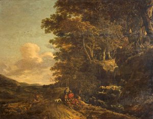 Landskab med vandfald, c.1685-85