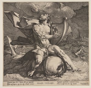 Arion på en delfin af Jan Harmensz. Muller