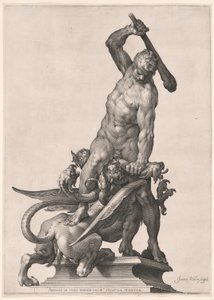 Herkules dræber hydraen af Jan Harmensz. Muller