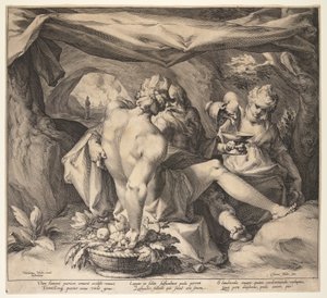 Lot og hans døtre af Jan Harmensz. Muller