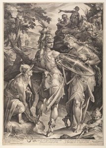 Minerva bevæbner Perseus af Jan Harmensz. Muller