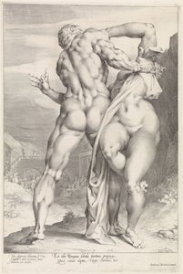 Røveri af en sabinsk kvinde, set bagfra Robbery of a Sabine Woman (serietitel) af Jan Harmensz. Muller