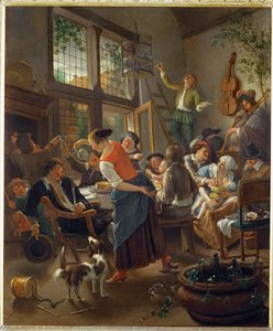 En familiemiddag ... af Jan Havicksz. Steen