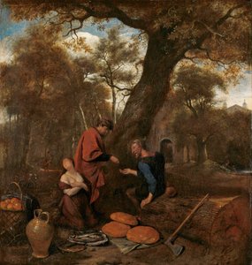 Erysichthon sælger sin datter Mestra af Jan Havicksz. Steen