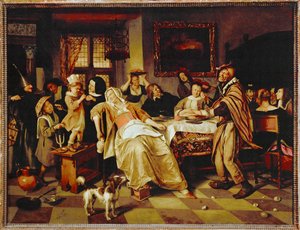 Fest for den tolvte nats kage af Jan Havicksz. Steen