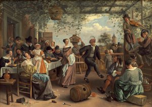 Det dansende par af Jan Havicksz. Steen