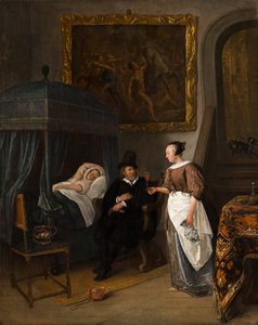 Lægens besøg, ca. 1665-8