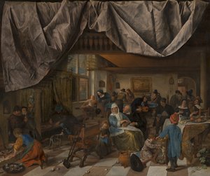 Menneskets liv, ca. 1665 af Jan Havicksz. Steen