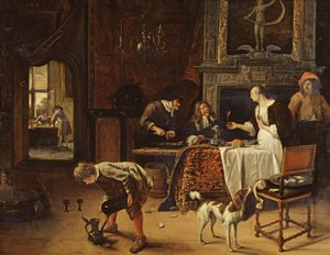 Easy Come, Easy Go, 1661 af Jan Havickszoon Steen