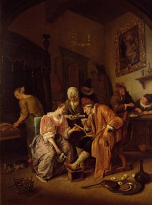 Syg gammel mand af Jan Havickszoon Steen