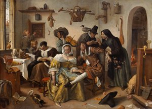 The Topsy-Turvy World In Weelde Siet Toe, 1663