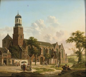 Byboere nær Nicolaikerk, Utrecht