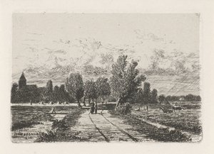 polderlandskab af Jan Heppener