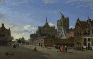 Udsigt i Köln, ca. 1660 af Jan Heyden van der