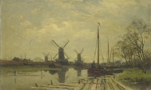 Vandvej nær Baarsjes, Amsterdam af Jan Hillebrand Wijsmuller