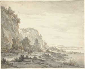 Bred ådal med stejle bjerge