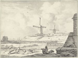 Tegner på Hogendijk, uden for Haarlemmerpoort