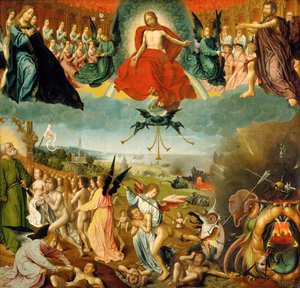 The Last Judgement, ca. 1525 (olie på egetræspanel)