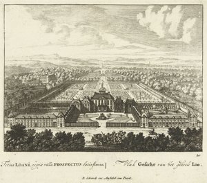 Udsigt over Het Loo-paladset, 1694-97 af Jan I van Call