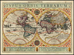 Kort fra 1631 - Typus Orbis Terrarum