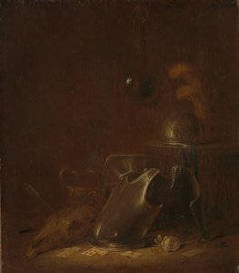Stilleben med krigsredskaber af Jan Jansz Buesem (attributed to)