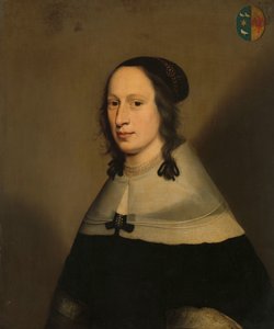 Portræt af Sophia van Overmeer, kone til Adriaen van Persijn af Jan Jansz. Westerbaen (I)