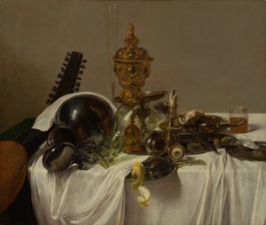 Banketstykke, ca. 1635 (olie på vugget panel) af Jan Jansz. den Uyl