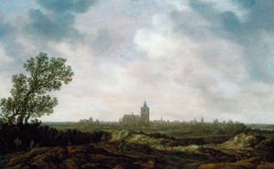Udsigt over Arnhem, 1633 af Jan Josephsz van Goyen