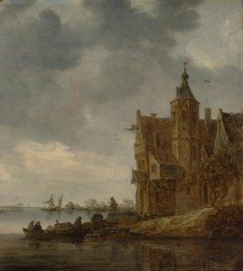 Landsted nær vandet, 1646. af Jan Josephsz van Goyen