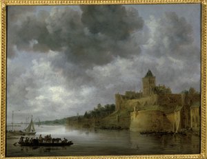 Valkhof i Nymwegen, 1642 af Jan Josephsz van Goyen