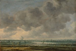 Udsigt over Haarlem og Haarlemmer Meer, 1646 af Jan Josephsz van Goyen