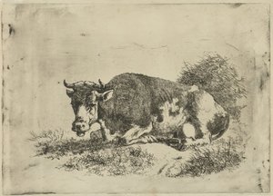 Liggende ko af Jan Kobell (III)