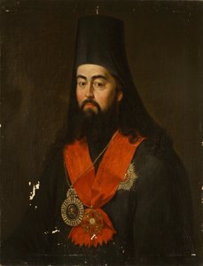 Portræt af ærkebiskop Pavel Ponomarev af Rostov og Yaroslavl 1745-1806, 1836