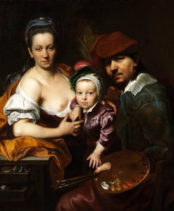 Portræt af mesteren og hendes familie