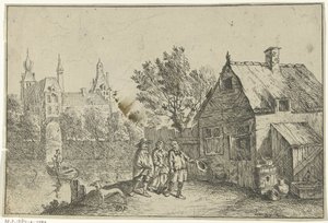 Bondehus ved vandet
