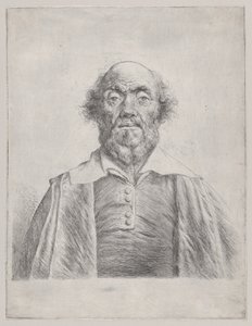 Buste af en ældre mand, 1620-74. af Jan Lievens