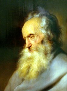 Buste af en gammel mand af Jan Lievens