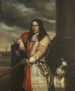 Engel de Ruyter 1649-1683, hollandsk viceadmiral, 1680