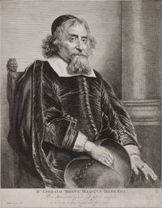 Portræt af Ephraim Bueno af Jan Lievens