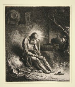 Sankt Hieronymus i bod af Jan Lievens