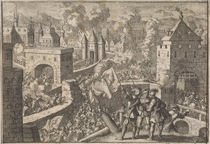 Erobring af Magdeburg, 1631 af Jan Luyken (attributed to)