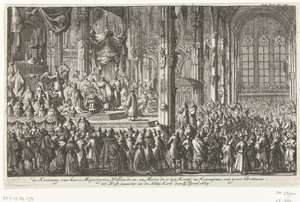 Kroningen af Vilhelm 3., 1689 af Jan Luyken
